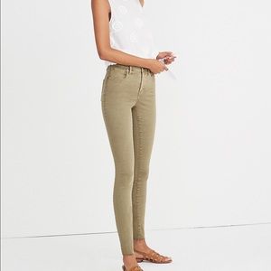 NWT MADEWELL GARMENT DYE JEANS
